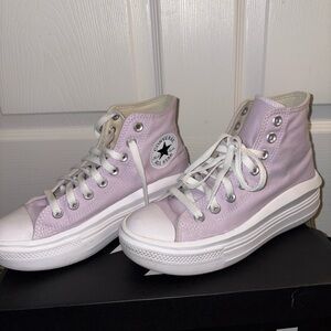 Converse Women's High-Top Sneakers - Light Purple